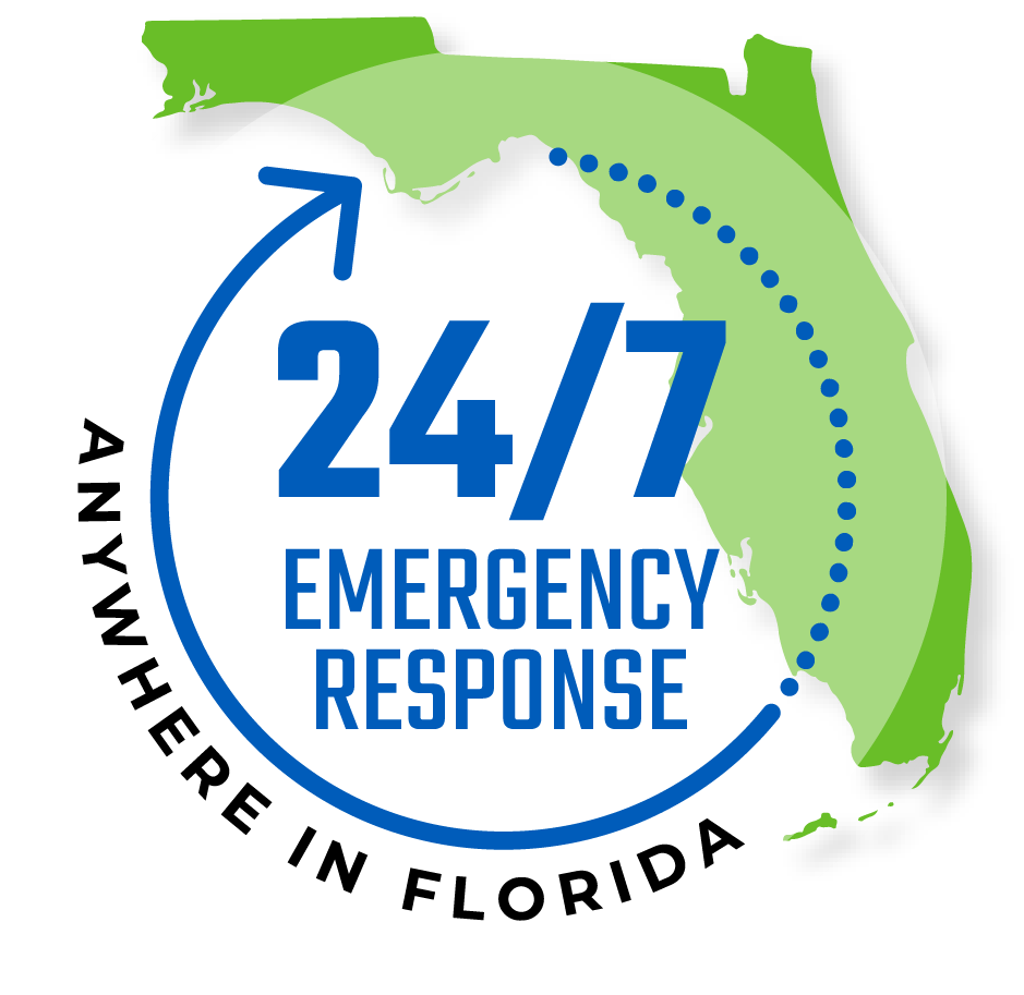 Less than 1-hour Response Anywhere in Florida